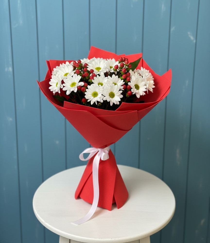 Букет цветов из: Хризантемы в Щемилово