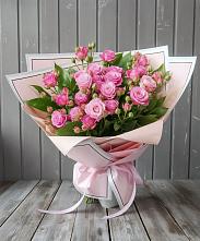 Букет Розовый кустик в Щемилово