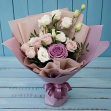 Букет цветов из:  Розы и Лизиантусы в Щемилово
