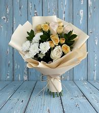 Букет цветов из:  Розы и Хризантемы в Щемилово