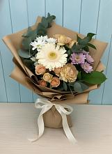 Букет цветов из:  Герберы и Хризантемы в Щемилово