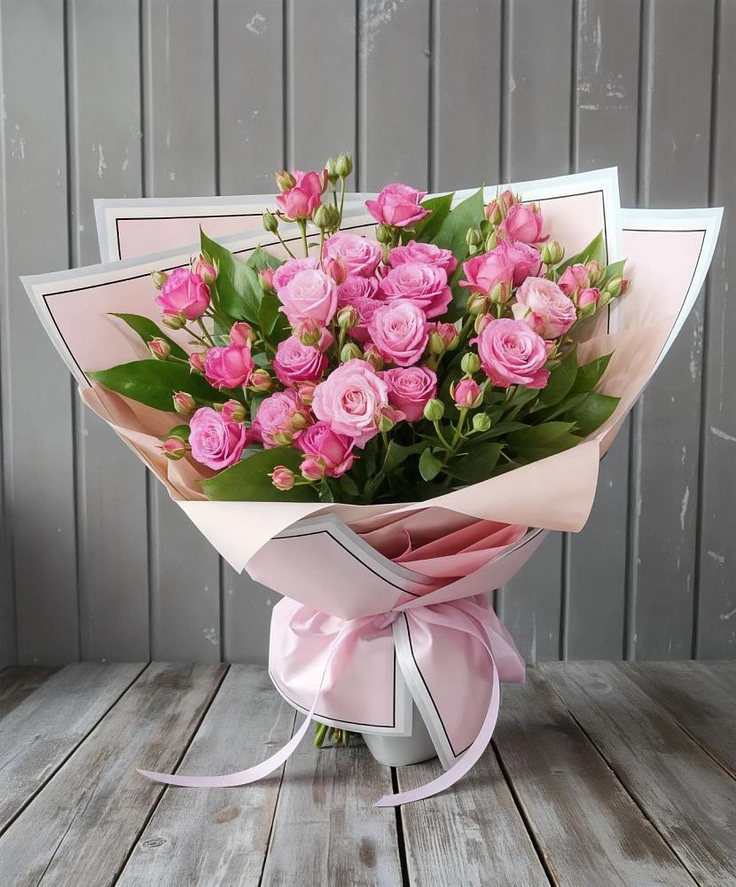 Букет Розовый кустик в Щемилово