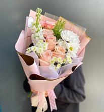 Букет цветов из:  Хризантемы и Розы в Щемилово