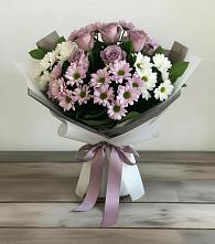 Букет цветов из:  Хризантемы и Розы #REPLACE_PRED# Щемилово