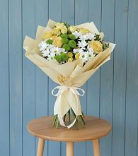 Букет цветов из:  Хризантемы и Розы #REPLACE_PRED# Щемилово