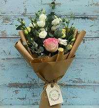Букет цветов из:  Розы и Лизиантусы в Щемилово
